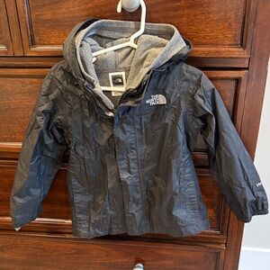 The North Face Kids Black Rain/Fleece Jacket